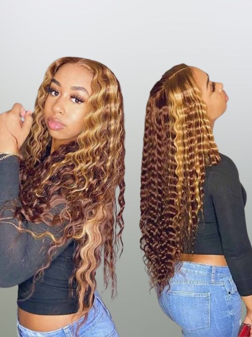 CHLOE - DEEP CURLY BALAYAGE WIG