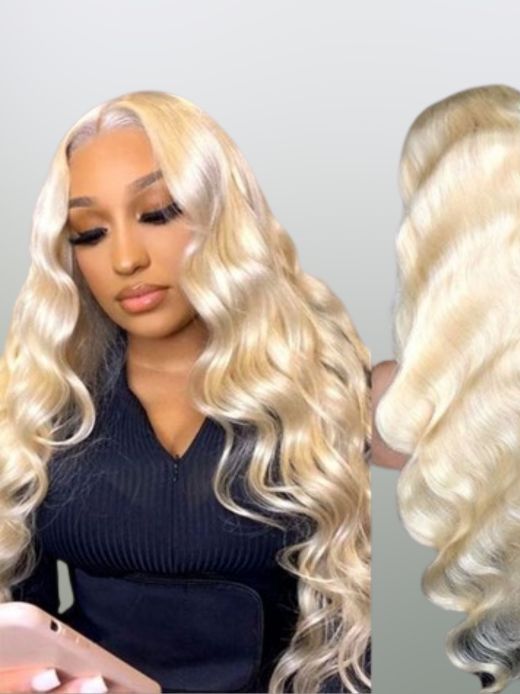 VERONA - PLATINUM BLONDE BODY WAVE WIG